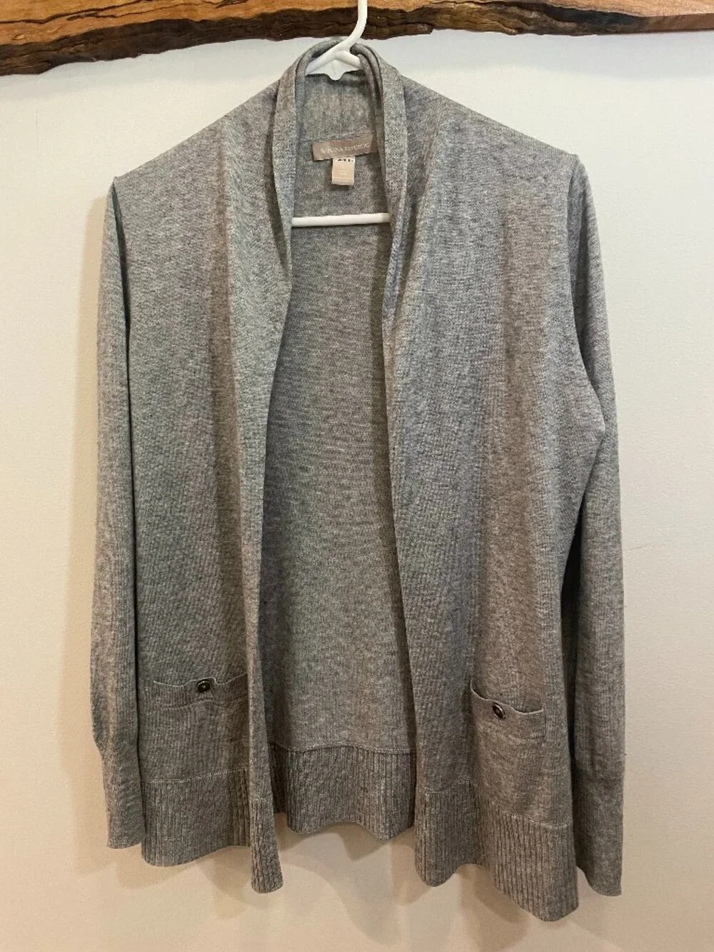 Vintage Banana Republic Wool Cardigan Grey Sz S